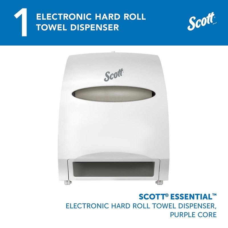 Scott Essential Hard Roll Paper Towel Electronic Dispenser (48858), Fast