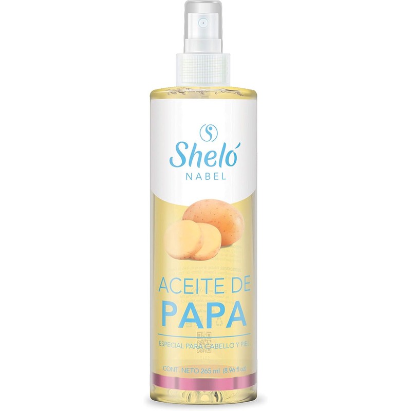 Aceite de papa Fortalece el cabello maltratado y seco Aclara