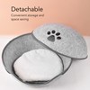 Cat Cave Bed Detachable Washable Semi Enclosed Felt Kitten Hideout