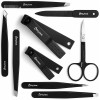 Nylea Tweezers Set And Nail Clippers For Men And Women