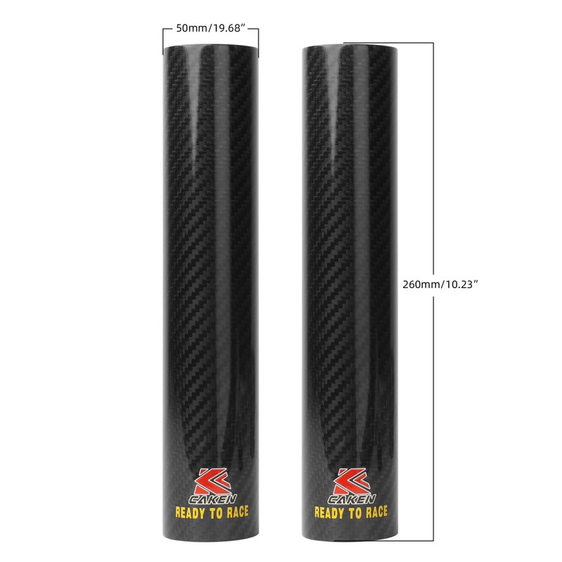 PRO CAKEN Carbon Fiber Motorcycle Front Shock Fork Guard Cover