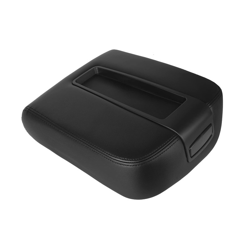 LCWRGS Center Console Lid Black Armrest Cover Replacement for 2007-2014