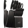 Knife Set, Amorston 15 Pieces Knife Sets for Kitchen with