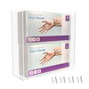B1bee Acrylic Glove Dispenser - Holds 2 Boxes - Wall