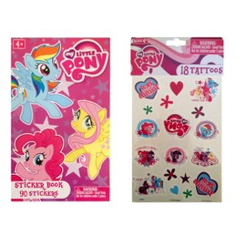My Little Pony Sticker-Book with Tattoos