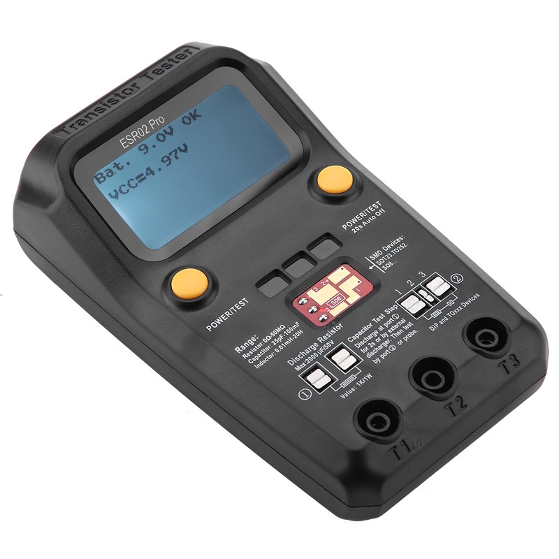 BSIDE ESR02 Pro Digital Transistor Tester SMD Chip Component Inductance