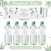 URROMA Wedding Water Bottle Labels, 50 Pcs Eucalyptus Leaf Water