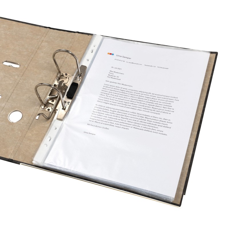 proOFFICE 11114980-000 Document Holder DIN A4 Polypropylene Film Transparent