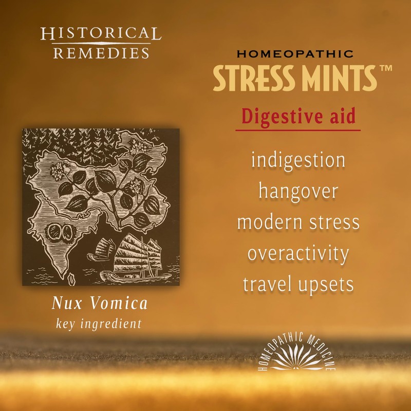 Historical Remedies Stress Mints (1 Pack) | Homeopathic Lozenges to