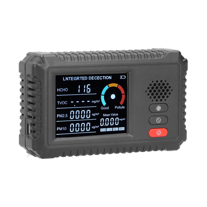 Multifunctional Air Quality Monitor Formaldehyde PM2.5 PM10 Detector for Home