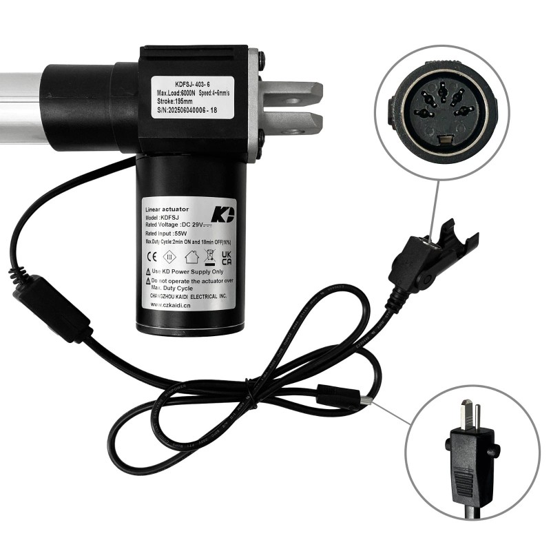 Kaidi Motor KDFSJ-403-6 Power Recliner Lift Chair Electric Couch Linear