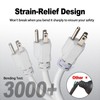 3 FT 12 Gauge Extension Cord Outdoor, Heavy Duty Weatherproof
