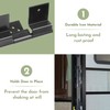2 Pack RV Entry Door Hinge Kit, 5 Leaf RV