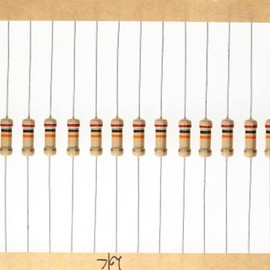 HUABAN 100 Pieces 0.5 Watts 1/2W 20K Ohm 5% Carbon Film Resistor