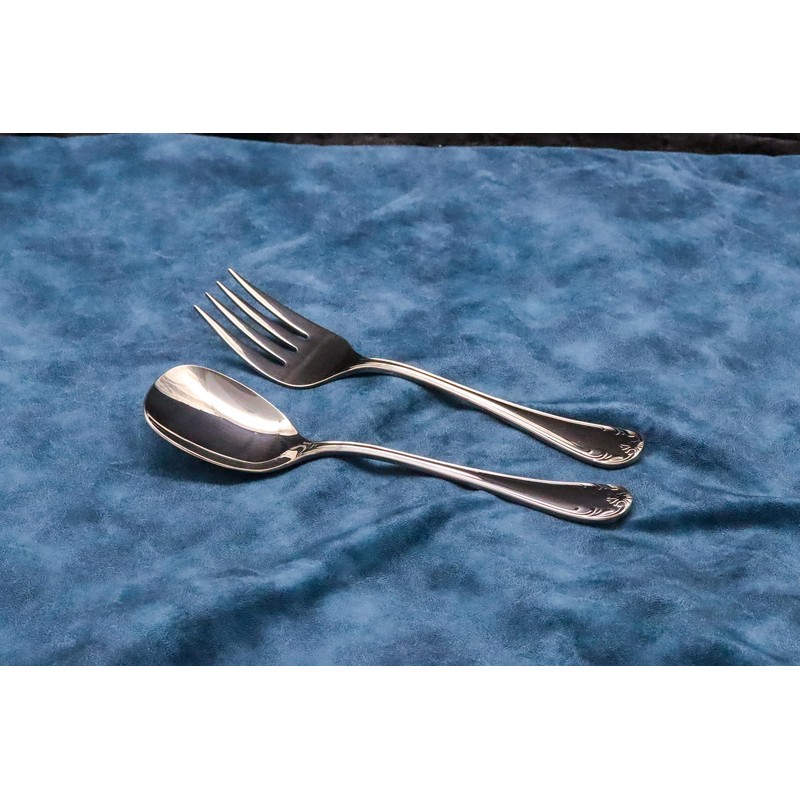 ALFACT Dinner Cutlery Set, 2 Pieces, 18-10 Stainless Steel, Made