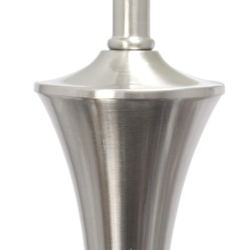 Elegant Designs LC1020-BSN 3 Pack Lamp Set, Brushed Nickel