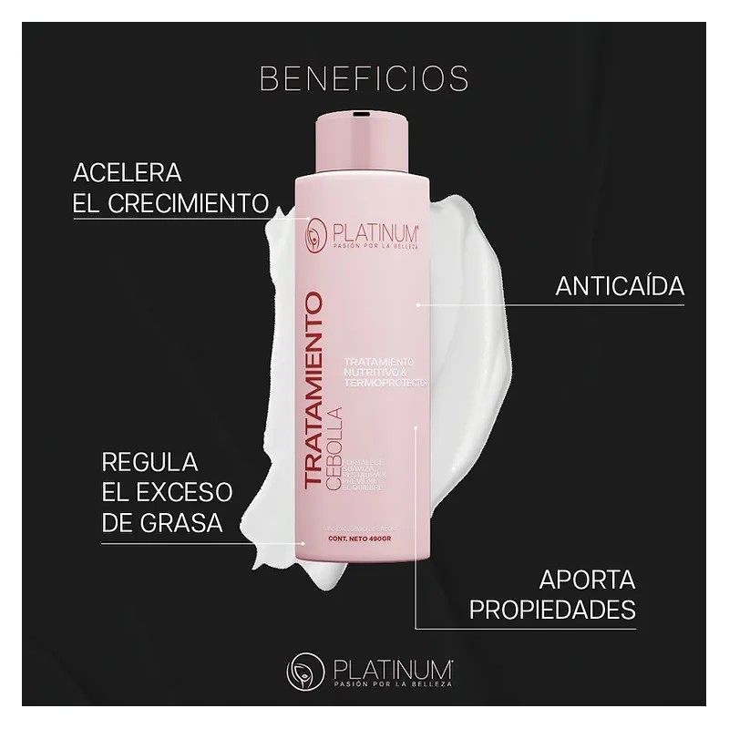 Coctel Shampoo + Tratamiento De Cebolla Anti Caída