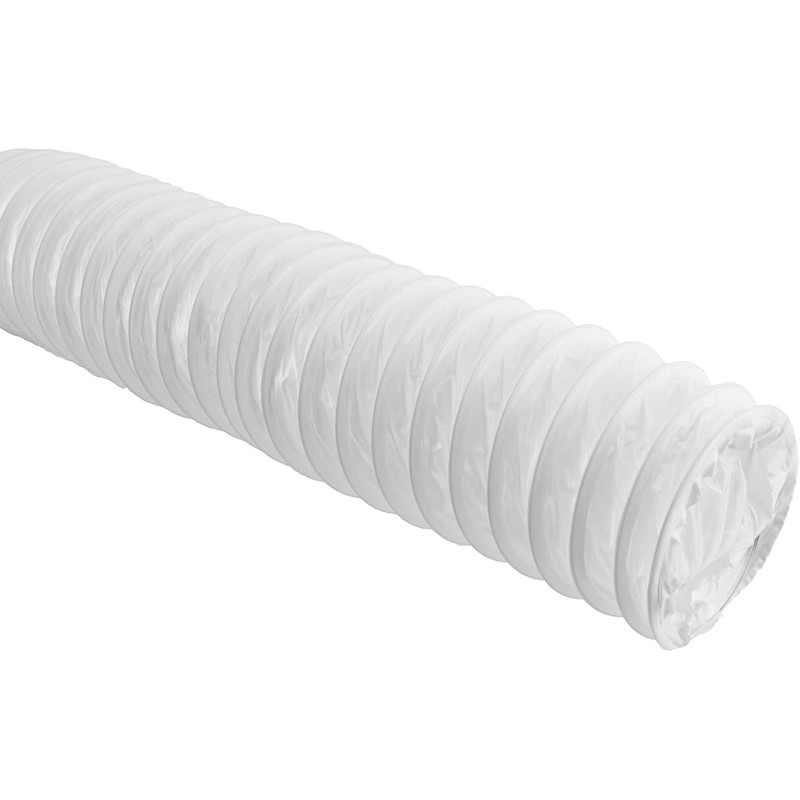 SPARES2GO Vent Hose & Extension Ring Kit Compatible with White
