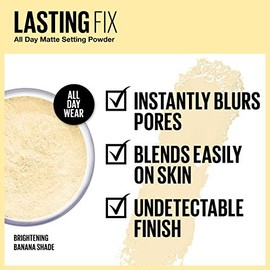 Maybelline Banana Powder Loose Setting Face Powder, sombra 10, 0.21 onzas