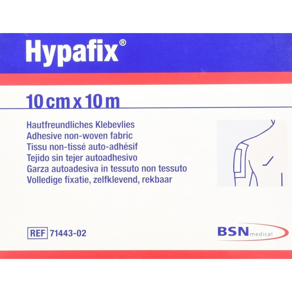 BSN Hypafix Wide-area Dressing Fixation, Roll of Tape, 10cm x 10m (4 in x 11 yds)