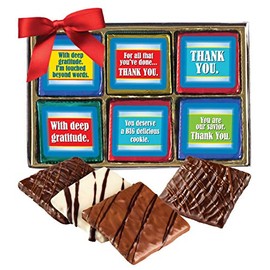 Thank You - Chocolate Covered Graham Crackers - 12 piece