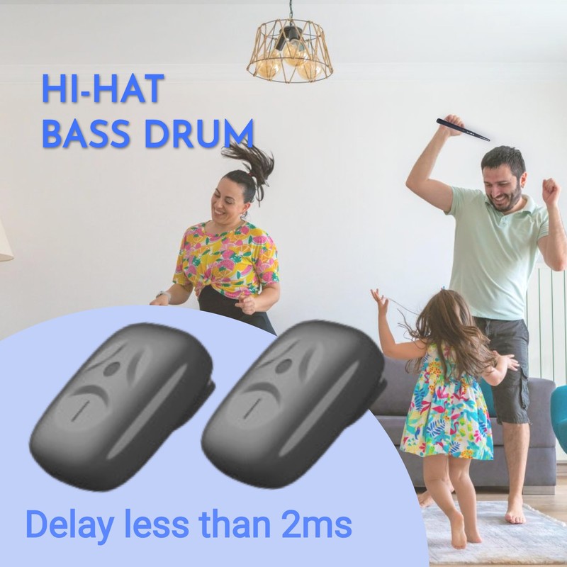 Air Drumsticks for Adults, Electric Air Drum Set, Portable Virtual