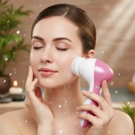 Limpiador Facial 5 en 1  5-in-1 Facial Cleanser Brush with Massage  Exfoliation                                                                       