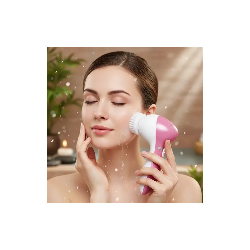 Limpiador Facial 5 en 1 5-in-1 Facial Cleanser Brush with