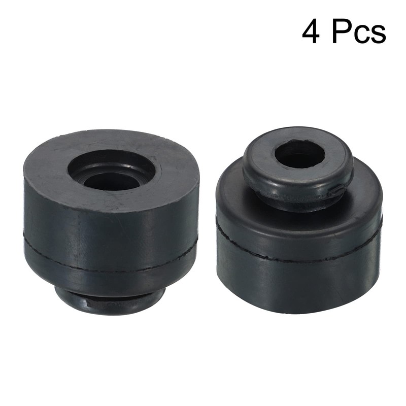 PATIKIL 1.4"x1.1" Refrigeration Compressor Rubber Mounting Feet, 4 Pack Foot