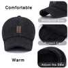 Winter for Men Outdoor Hat, Adjustable Warm Sport Golf Baseball
