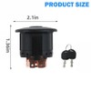 Narcilors Lawn Mower Tractor Ignition Switch with 2 Keys 4