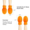 4 Pieces Drum Mute Drum Dampener Silicone Drumstick Silent Practice