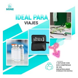 Hielera Portátil | Porta Medicamentos: Insulina, Vacunas Color Negro