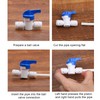10Pcs Inline Ball Valve Quick Connect Fitting Accessory 1/4 Inch