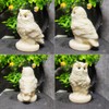Umora Owl Figurine Mascot Object Cute Owl Living Room Entrance