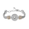 Ginger Snaps York Mixed Metal Bracelet | Interchangeable & Adjustable
