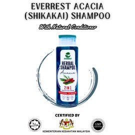 EVERREST HERBAL ACACIA (SHIKAKAI) SHAMPOO WITH NATURAL CONDITIONER - 350ml