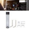 240mm Reservoir Water Cooling Cylindrical 4 Holes G1/4 Thread Acrylic