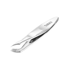 THRAU Mini Cuticle Trimmer for Manicure and Pedicure, Stainless Steel Cuticle Nipper, Precise Pointed Tip Cuticle Clipper for Trim Nail and Dry Skin | THRAU