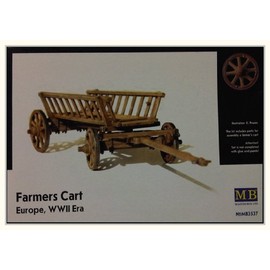 Masterbox 1:35 Scale Europe WWII Farmers Cart Construction Kit (Grey)