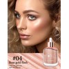 Erinde Gold Body Highlighter Oil - Rose, Liquid Makeup Highlighter,