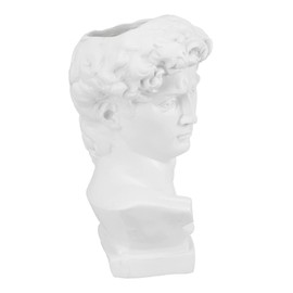 ORFOFE 1pc Resin Portrait Ornaments Flower Vase Art Vase Adornment Stationery Case Home Decor Faux Flowers