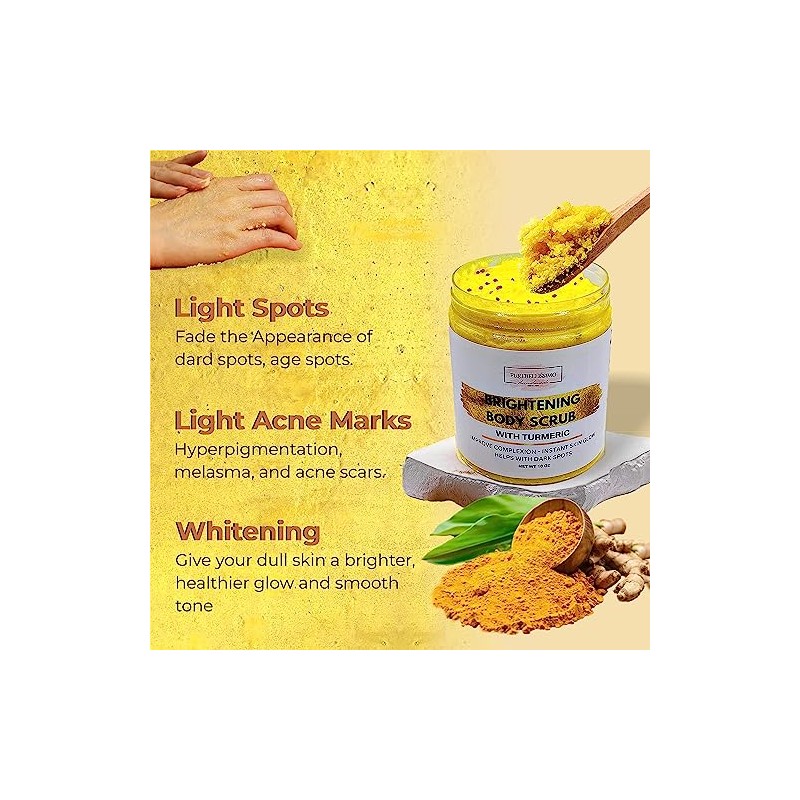 Exfoliante Corporal de Azúcar y Cúrcuma PureBellissimo Sugar Body Scrub