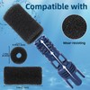 vibement 6 Pack Tail Scrubber Replacement for Polaris Pool Cleaner