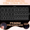 FNNZ 15 Sizes Nail Adhesive Tabs, 300Pcs 0.3MM Pro Max
