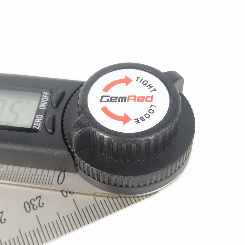 GemRed 82305 Digital Angle Finder Protractor-Stainless Steel