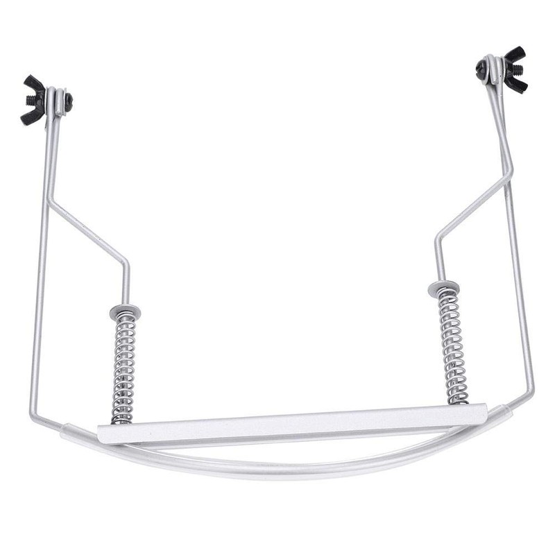 Alomejor Harmonicas Neck Holder Adjustable Metal 10 Holes Harmonica Neck