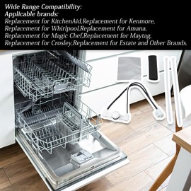 Bstinay w10402110 Dishwasher Fuse Replacement for W10402110 W10195528 Black