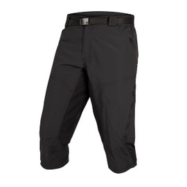 Endura Mens Hummvee Mountain Bike Baggy Cycling Short with Liner 3/4 Shorts - Black, Medium