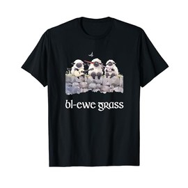 Irish bl-ewe grass bluegrass music ewes playing musical T-Shirt